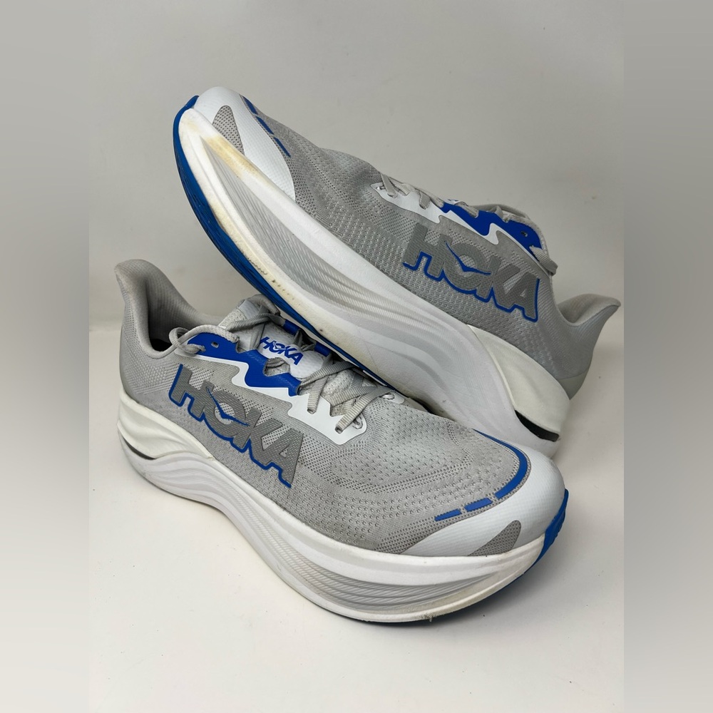 Hoka One Skyward X  Mens Size 14D Cosmic Gray Silver  Running Shoes Comfort